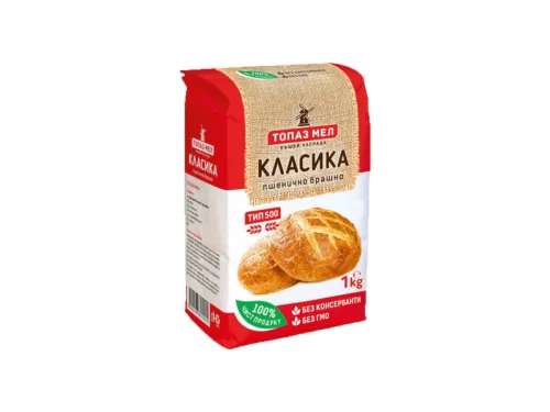Брашно Класика Тип 500 1 Кг Топаз Мел