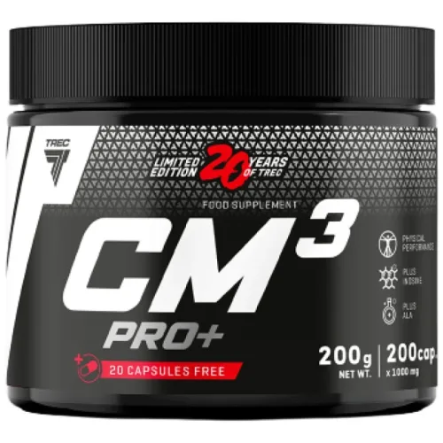 CM3 Pro+ | with Inosine & Alpha Lipoic Acid / 200 капсули, 22 дози - Trec Nutrition