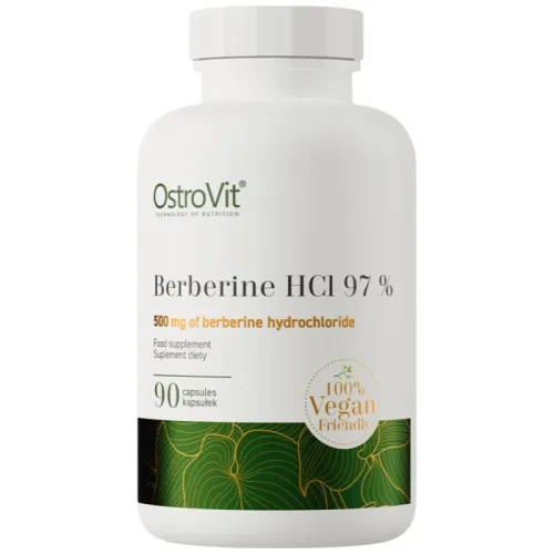 Berberine HCl 500 mg | 97% Berberis Root Extract / 90 капсули, 90 дози - OstroVit