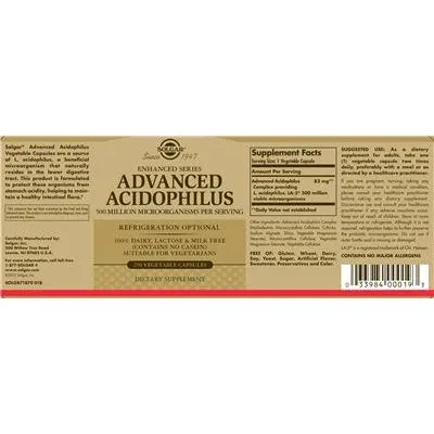 Advanced Acidophilus - Solgar