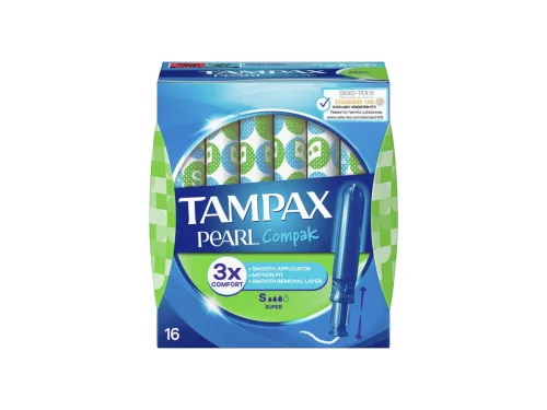 Тампони Tampax Pearl Super 16бр Кутия30486