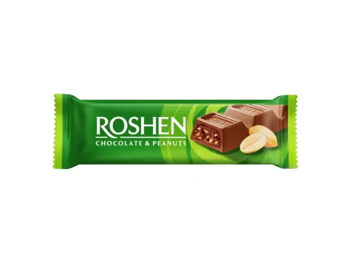 Десерт Roshen Млечен Шоколад С Фъстъци 29гр