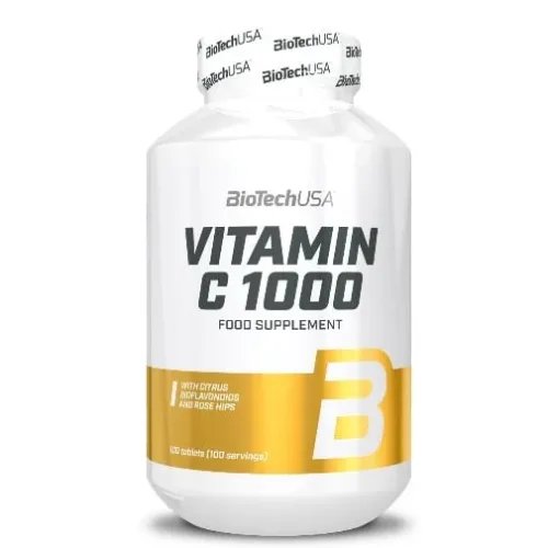 Vitamin C 1000mg. Bioflavonoids / 100 Tabs. / 100g - BioTech USA