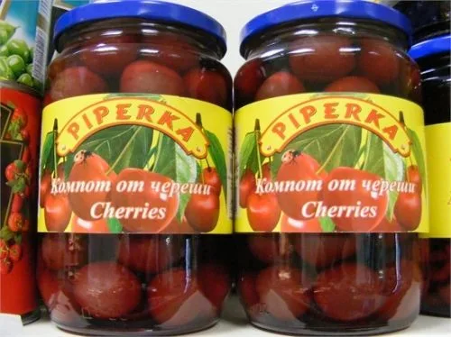 Компот от череши Piperka 720гр. - Piperka