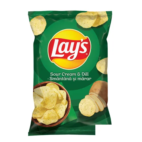 Чипс Lay's сметана и копър 140гр. - Lay's