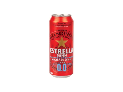 Бира Estrella Damm Barcelona 0.0% 500 Мл Кен Испания