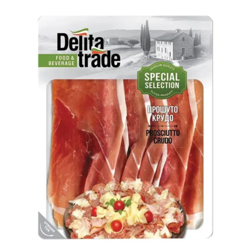 Прошуто Крудо Delita Trade 100гр. слайс