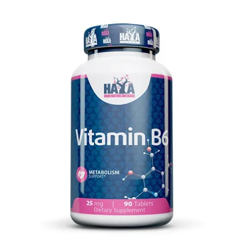 Vitamin B6 25 mg / 90 Tabs - Haya Labs