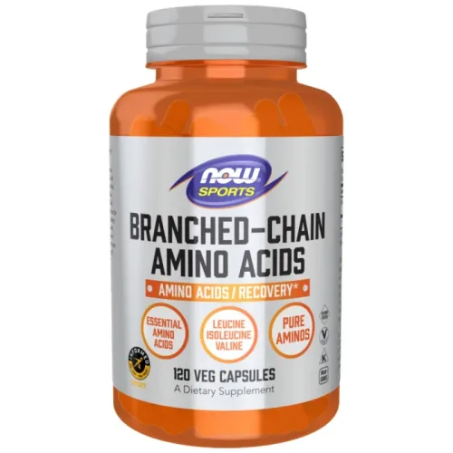 Branched Chain Amino Acids / BCAA (30 дози) / 120 капсули - NOW Foods