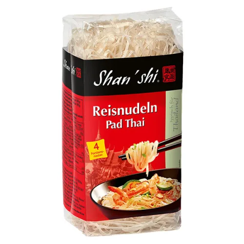 Оризови нудли Pad thai Shan shi 250гр. - Shan Shi