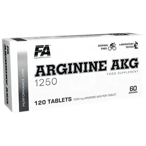 Arginine AKG / AAKG 1250 mg (60 дози) / 120 Таблетки - FA Nutrition