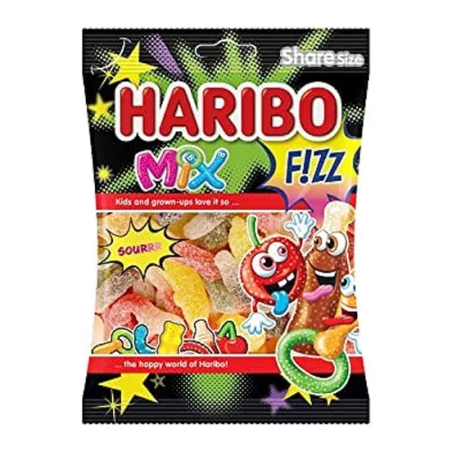 Желирани бонбони Haribo Mix Fizz 100гр.