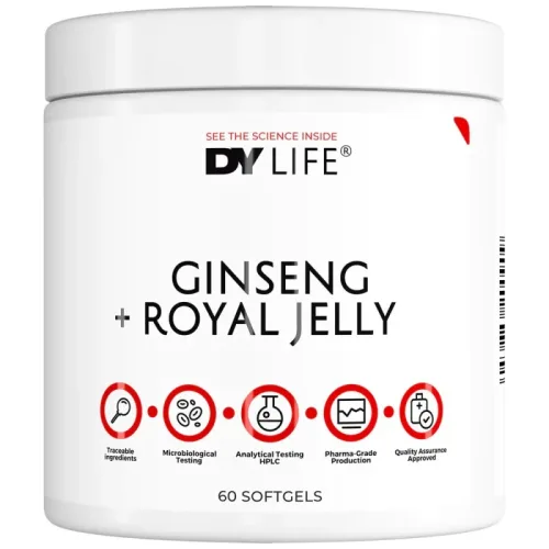 DY Life Ginseng + Royal Jelly (30 дози) / 60 Гел капсули - Dorian Yates Nutrition