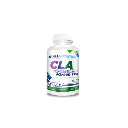 CLA + L-Carnitine + Green Tea - Липотропен Фет Бърнър, Разфасовка 120 caps - Allnutrition