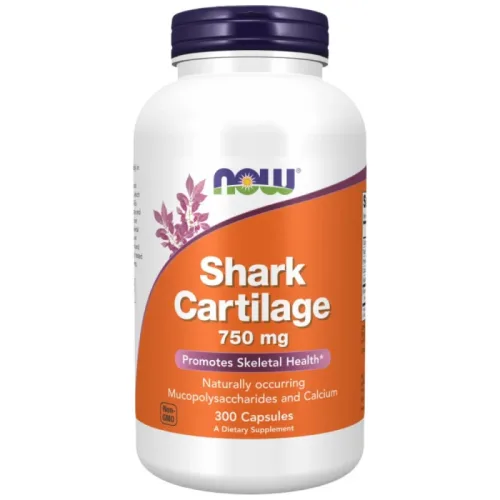 Shark Cartilage 750 mg (50 дози) / 300 капсули - NOW Foods