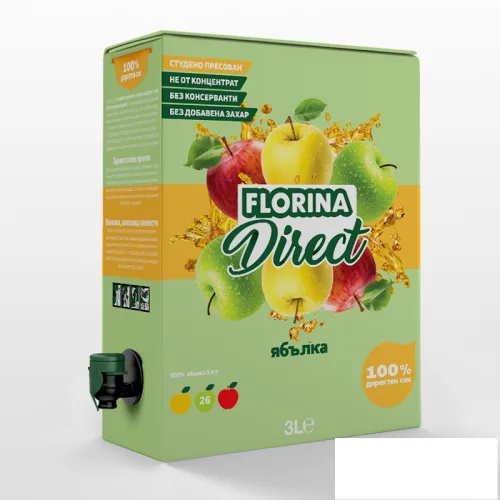 Директен сок Florina ябълка 3л. - Florina
