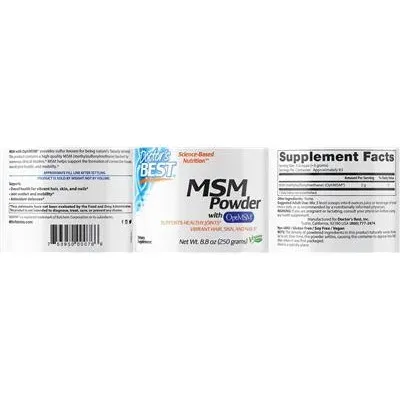 MSM на прах с OptiMSM / MSM Powder with OptiMSM - Doctor's Best