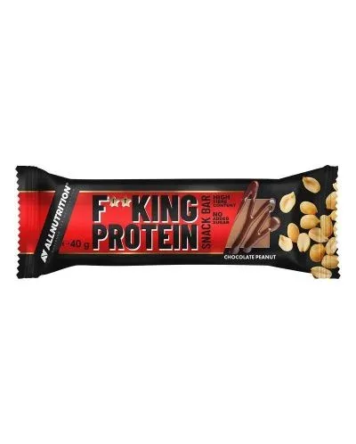 Fitking Protein Snack Bar, шоколад и фъстъци, 40 g, AllNutrition - AllNutrition