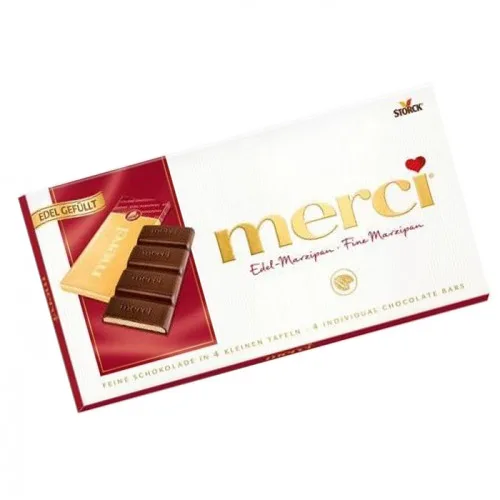 Шоколад Merci марципан 100гр. - Merci