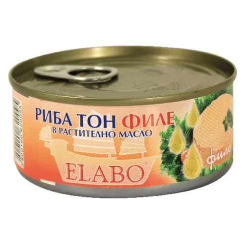 Риба тон филе в растително масло Elabo 160гр. - Други