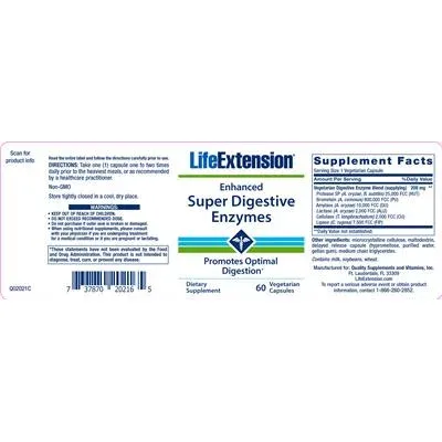 Подобрени супер храносмилателни ензими - Life Extension