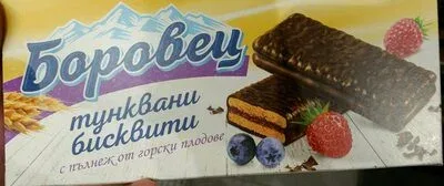 Боровец бисквити с пълнеж горски плодове - Боровец
