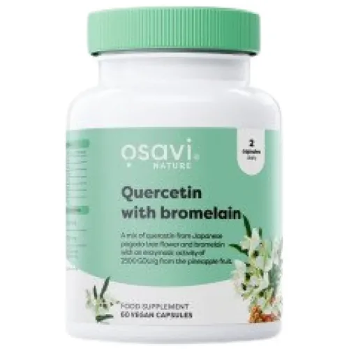 Quercetin with Bromelain / 60 капсули, 30 дози - Osavi
