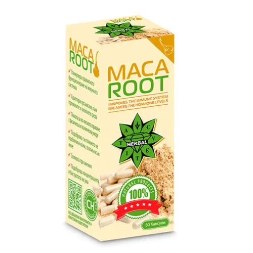 Maca Root / 80 Caps (40 дози) - Cvetita Herbal