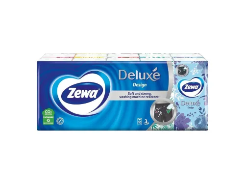 Кърпи Носни Zewa Делукс Дизайн 10х10 Трипластови Пакет