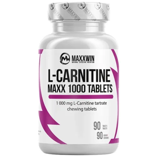 L-Carnitine Maxx 1000 / 90 Дъвчащи таблетки, 90 дози - MAXXWIN