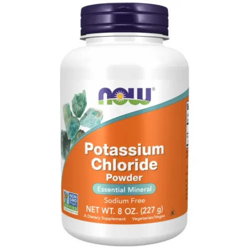Potassium Chloride Powder (324 дози) / 227 грама - NOW Foods