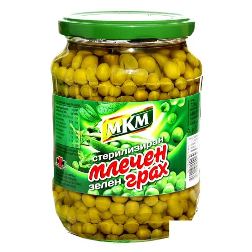 Зелен грах млечен МКМ 680гр. - МКМ