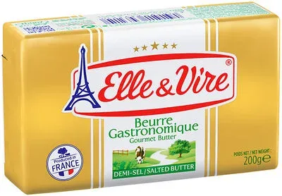 Гастрономично масло с полусол / Semi-Salted Gastronomic Butter - Elle&Vire