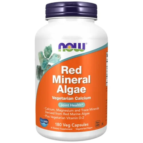 Red Mineral Algae (45 дози) / 180 капсули - NOW Foods