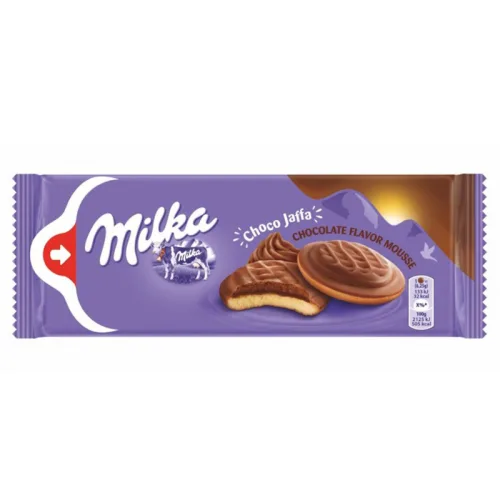 Бисквити Milka choco jaffa шоколадов мус 128гр. - Milka