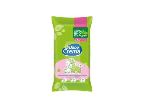 Кърпи Влажни Baby Crema Алое 24бр