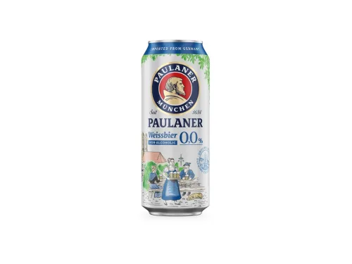 Бира Paulaner Безалк. 0.0% 500мл Кен Германия