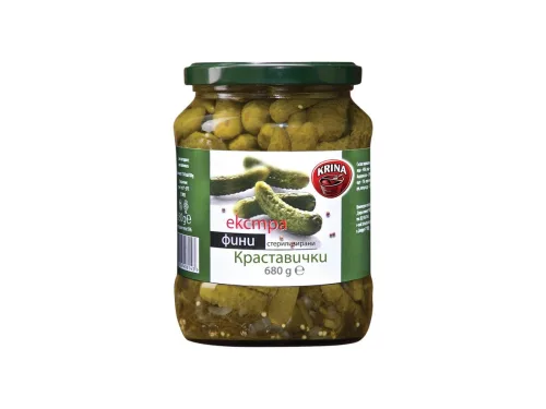 Корнишони Крина Фини 680гр Буркан Буркан
