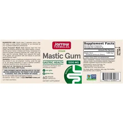 Мастиков дъвка 1000 mg / Mastic Gum 1000 mg - Jarrow Formulas