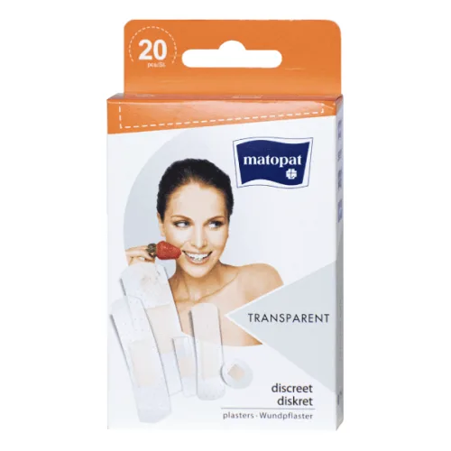 Пластири Matopat Transparent 20бр.