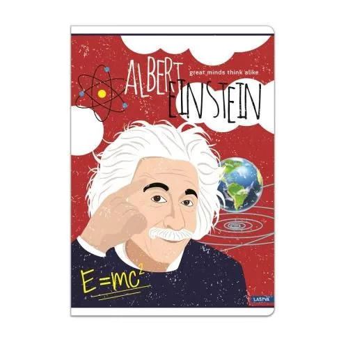 Тетрадка Lastva Great Minds A5, 52 листа, Широки редове - Lastva