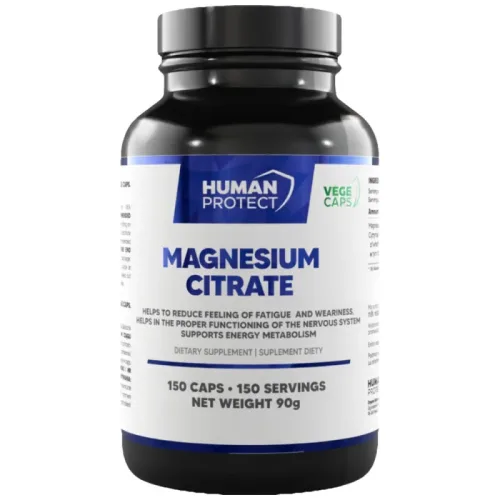 Magnesium Citrate Caps / 150 капсули, 30 дози - Human Protect