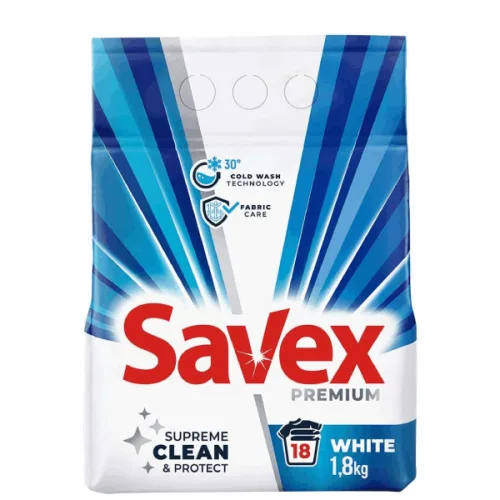 Прах за пране Savex White 1,8кг. - Savex