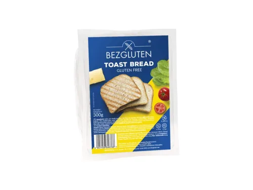 Хляб Bezgluten Бял За Тостер 300гр Без Глутен