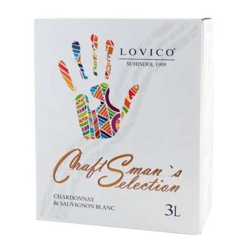 Вино Шардоне и Совиньон блан Craftsman`s Lovico 3л.