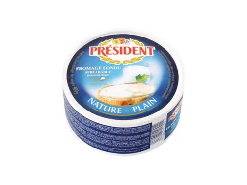Сирене Топено President Натурално 400гр