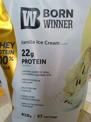 Протеин на прах Born Winner - Ванилов сладолед / Born Winner Whey Protein - Vanilla Ice Cream - BORN WINNER