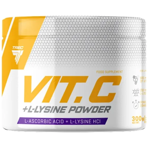 Vitamin C + L-Lysine Powder / 300 грама, 300 дози - Trec Nutrition