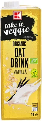 Органично овесено мляко с ванилия K-take it veggie 1л / K-take it veggie Organic Oats Vanilla Drink 1l - K-take it veggie