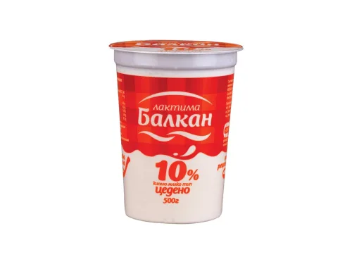 Мляко Кисело Лактима Тип Цедено 10% 500гр